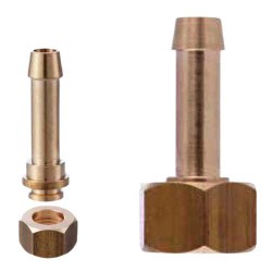 *RACOR LATON RECTO 1/2  TU ESP  8MM COMPLETO