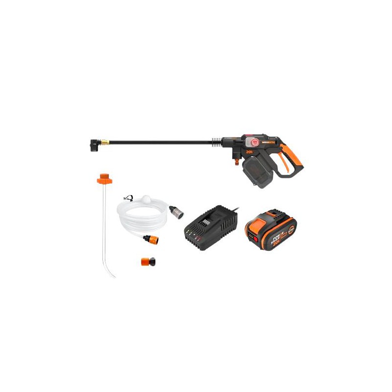 *WORX HIDROLIMPIADORA PORTATIL SIN CABLE 20V C/BAT