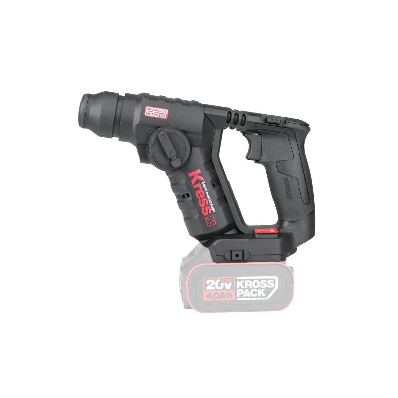 *KRESS MARTILLO PERFORADOR BRUSHLESS 20V 1 7J S/BA